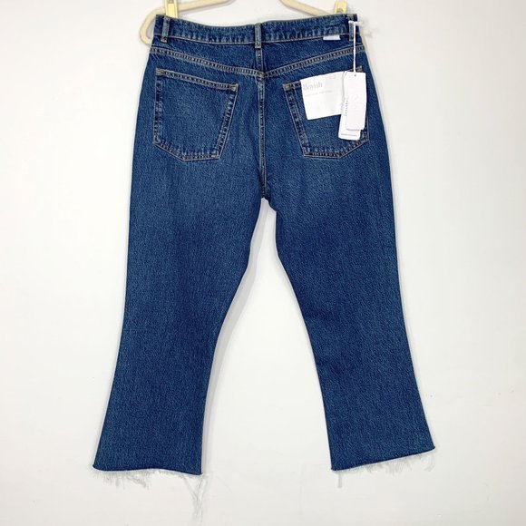 NWT BOYISH The‎ Darcy Rigid Pop Crop Jeans In The Searchers Sz 30 - Picture 8 of 13